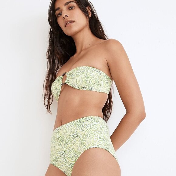 MADEWELL x Solid & Striped® Kimmy Bikini Bottom in Painted Floral - Picture 2 of 7